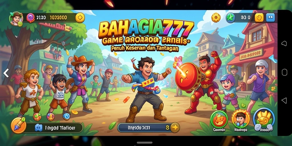 Screenshot menampilkan gameplay seru dari BAHAGIA777 yang penuh tantangan.