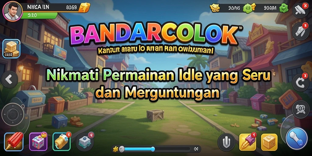Tampilan gameplay <strong>BANDARCOLOK</strong> yang menampilkan mekanika Idle yang menarik.