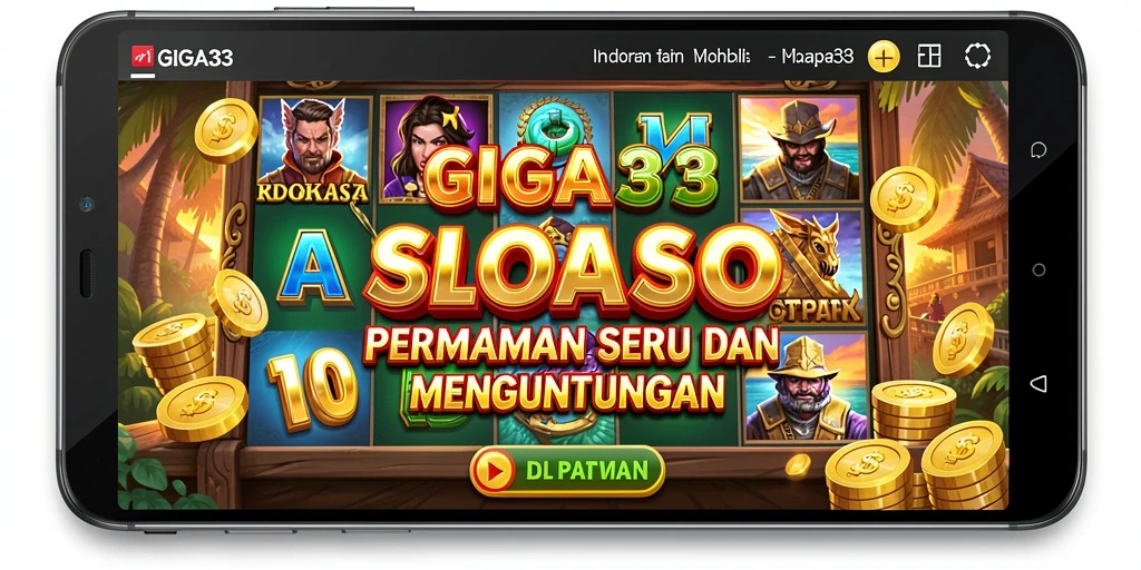 Tampilan gameplay Slot GIGA33 yang mengesankan dan interaktif.