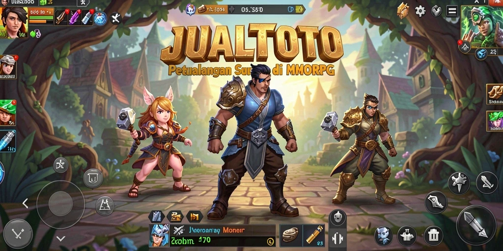 Gameplay seru dalam dunia petualangan MMORPG di JUALTOTO.