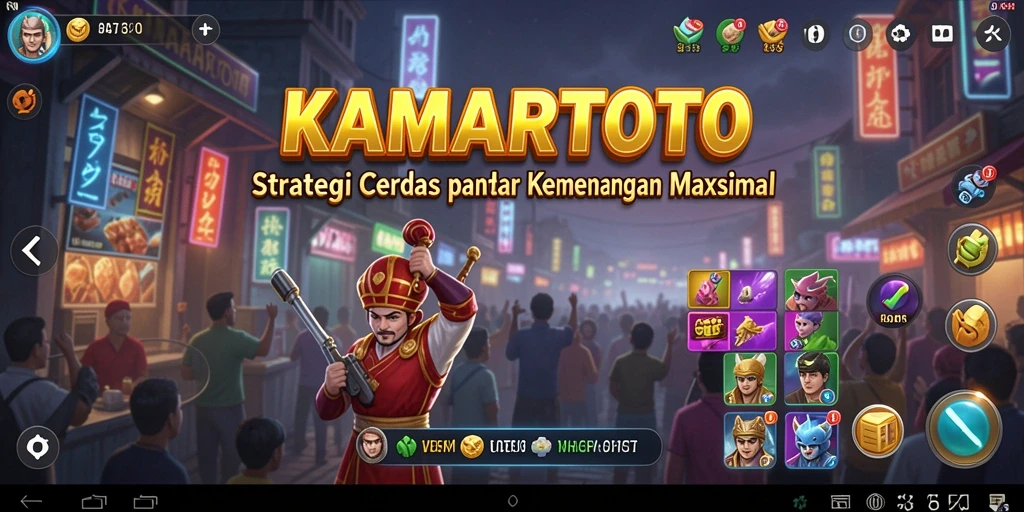 Tampilan menarik dari gameplay KAMARTOTO dengan berbagai strategi.