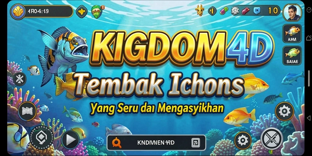 Screenshot gameplay Tembak Ikan yang menarik di KINGDOM4D.