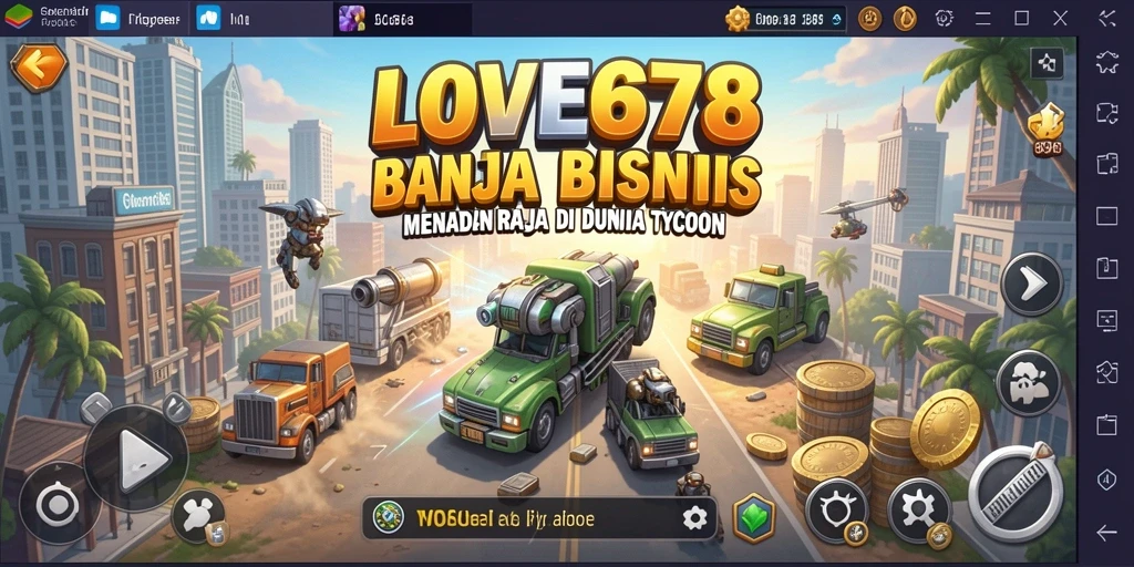 Tampilan gameplay LOVE678 dengan berbagai pilihan bisnis yang menarik.