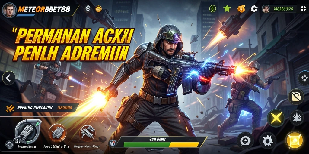 Gameplay seru METEORBET88 yang menantang.