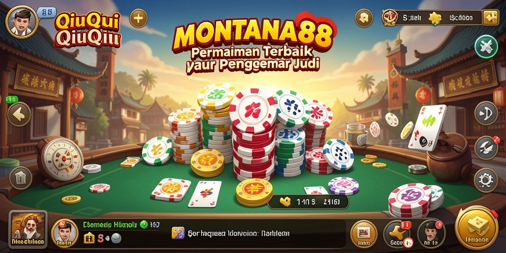 Gameplay MONTANA88 yang menegangkan dalam permainan QiuQiu.