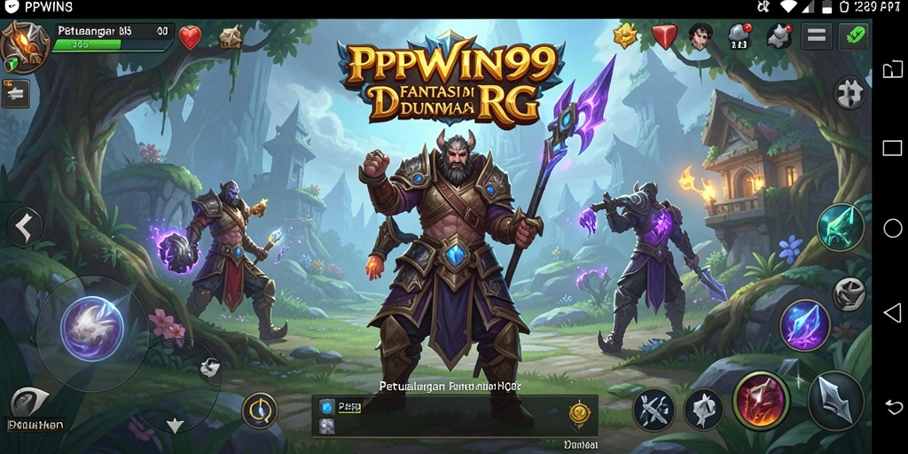 Tampilan gameplay menarik dari PPWIN99 yang penuh aksi RPG.
