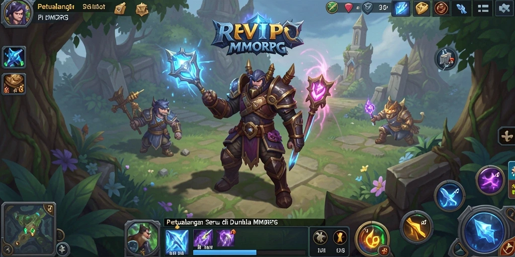 Tangkapan layar dari gameplay RVIP dengan aksi pertarungan seru.