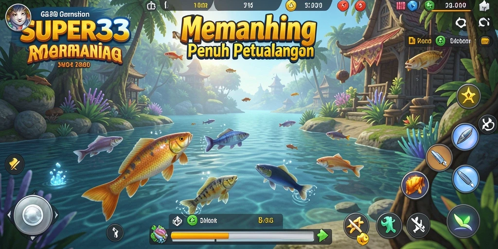 Tangkapan ikan yang menakjubkan dalam gameplay SUPER33.