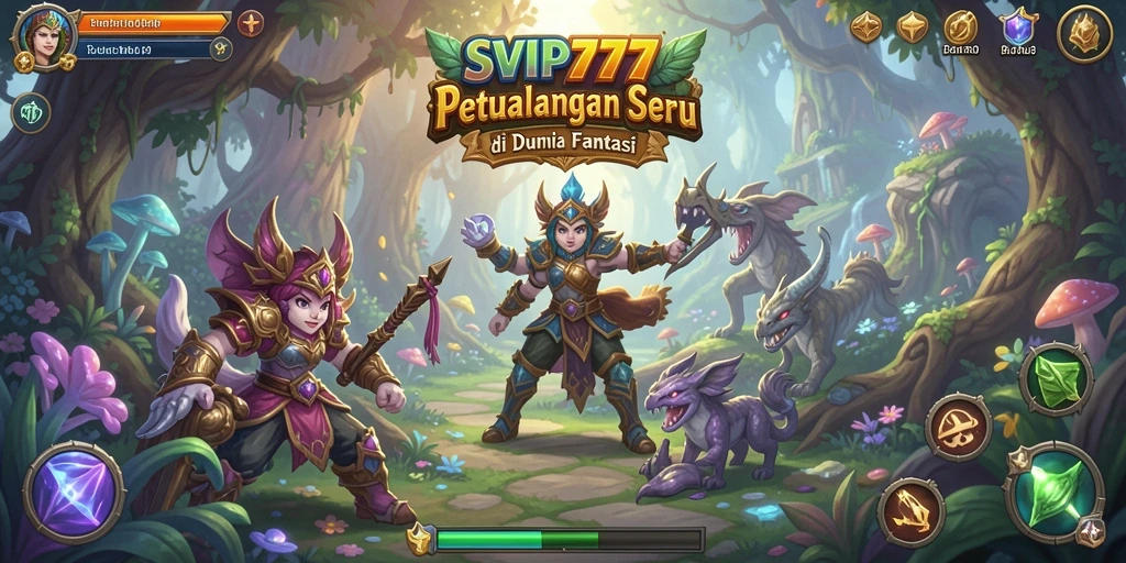 Tampilan utama gameplay SVIP777 menunjukkan momen menegangkan di petualangan.